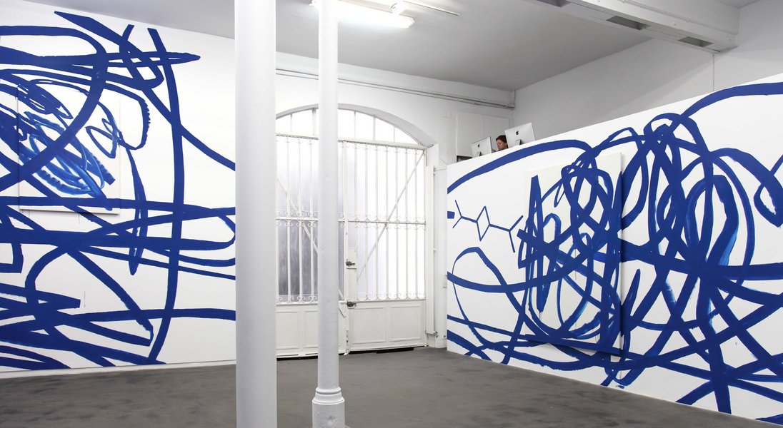 ohne Titel, Acryl, Galería Heinrich Ehrhardt, Madrid, 2015