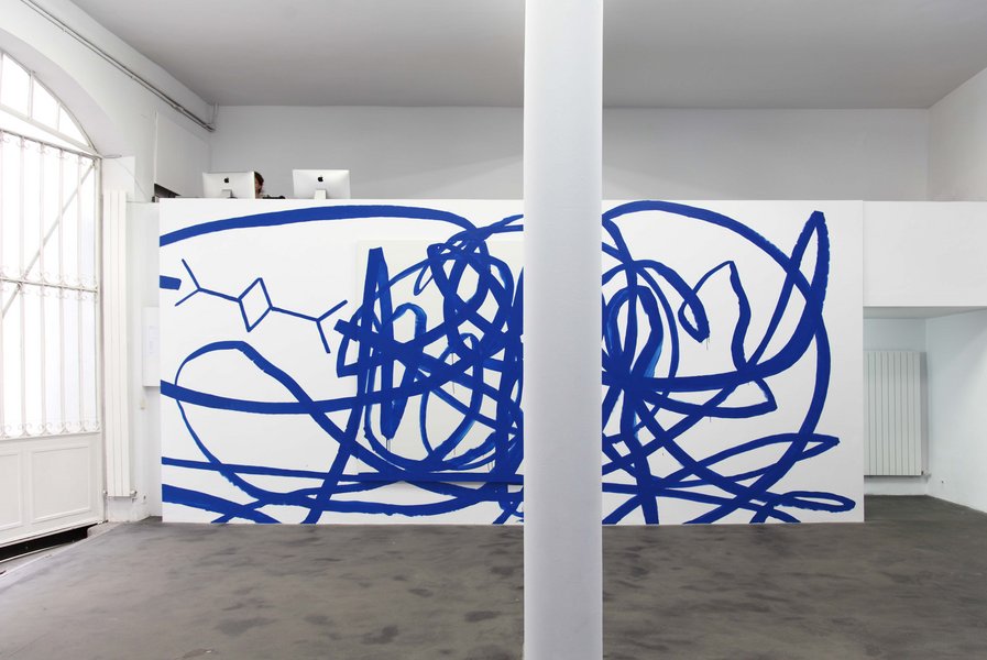 untitled, acrylic, Galería Heinrich Ehrhardt, Madrid, 2015