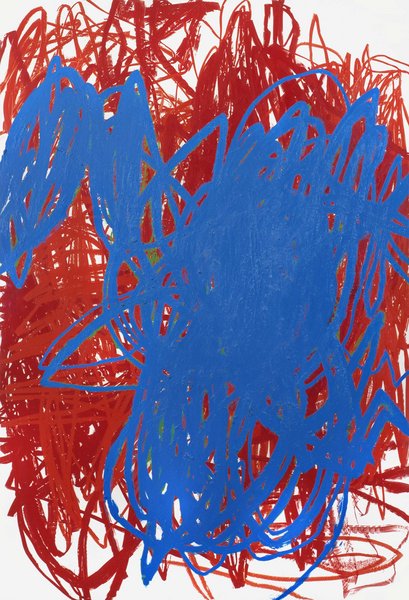 untitled, 2004, oil on aluminum, 86.61 x 59,06 in
