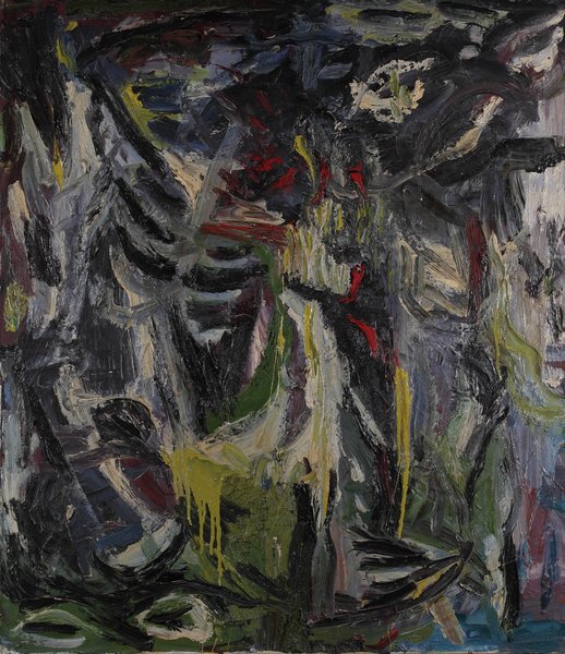 untitled, 1982, oil on canvas, 43.31 x 37.40 in