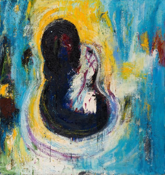 Rückenakt, Sommer, 1985, Öl auf Leinwand, 180 x 170 cm
