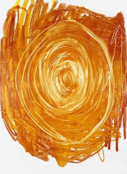 ohne Titel, 2007, Öl auf Aluminium, 150 x 110 cm