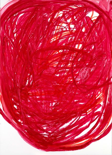 untitled, 2009, oil on aluminum, 86.61 x 59.06 in