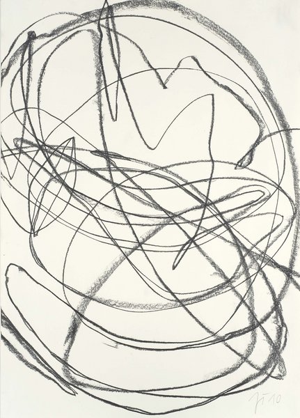 untitled, 2010, graphite on paper, 55.11 x 39.37 in