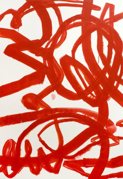 untitled, 2011, lacquer on aluminum, 85.04 x 59.06 in