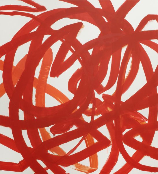 untitled, 2011, lacquer on aluminum, 85.04 x 78.74 in