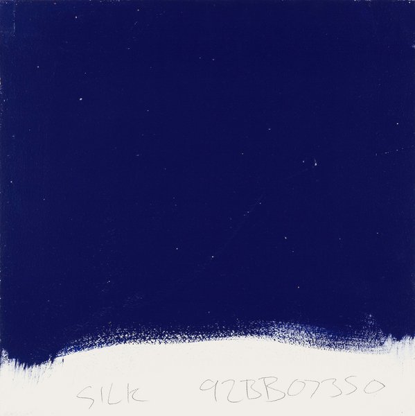 ohne Titel, 2010, Lack auf Holz, 4/5 Farbstudien, 50 x 50 cm