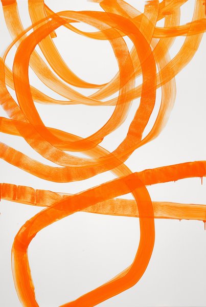 untitled, 2012, lacquer on aluminum, 85.83 x 58.66 in