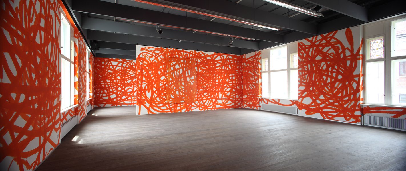 ohne Titel, Acryl, Medienkulturhaus – Galerie der Stadt Wels, Wels 2013