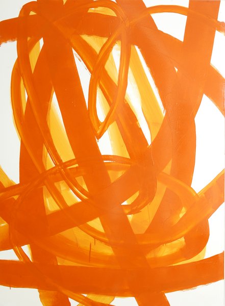 ohne Titel, 2012, Acryllack auf Aluminium, 150 x 110 cm
