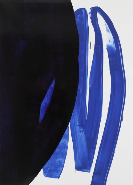 untitled, 2013, lacquer on aluminum, 59.06 x 43.31 in