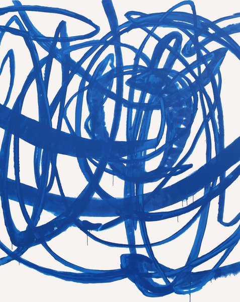 ohne Titel, 2015, Acryllack auf Karton, 178 x 139 cm