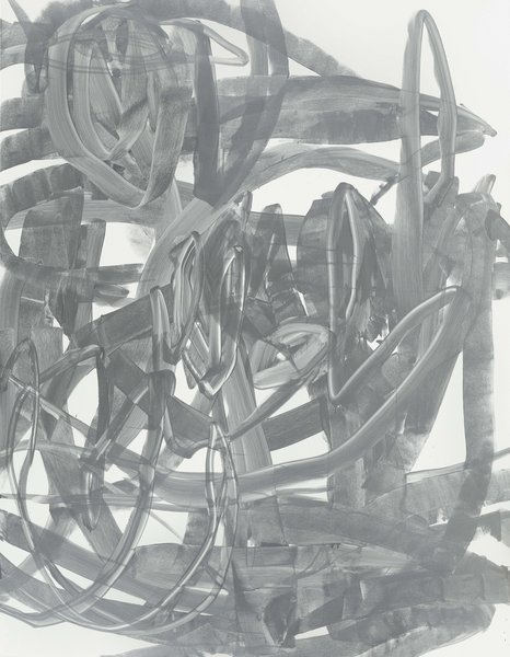 ohne Titel, 2018, Acryl, Lack auf Aluminium, 217,7 x 170 cm
